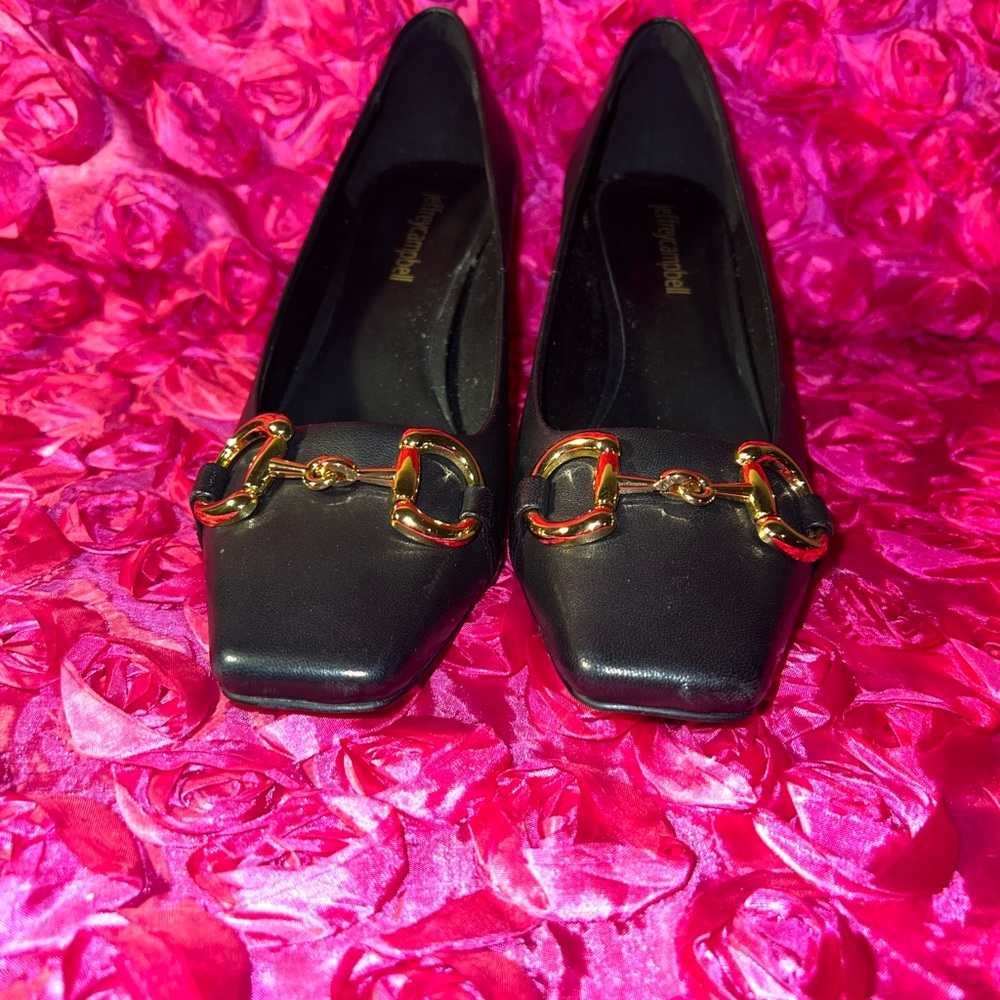 jeffrey cambell LINNAE KITTEN PUMP BLACK - Picture 4 of 12